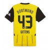 Borussia Dortmund Jamie Bynoe-Gittens #43 Hjemmedrakt 2024-25 Kortermet